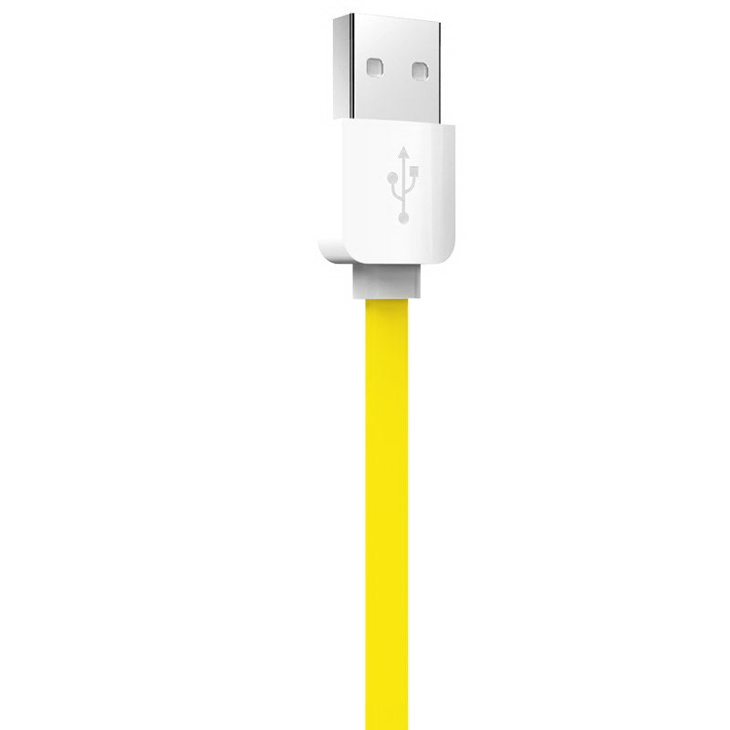 Кабель Rock Lightning Flat Data Cable 1м Red