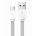 Кабель Rock Micro USB Flat 1M 2.1A Сірий