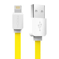Кабель Rock Micro USB Flat 1M 2.1A Жовтий