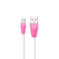 Кабель синхронізації Remax Aliens RC-30m MicroUSB 1 м Рожевий