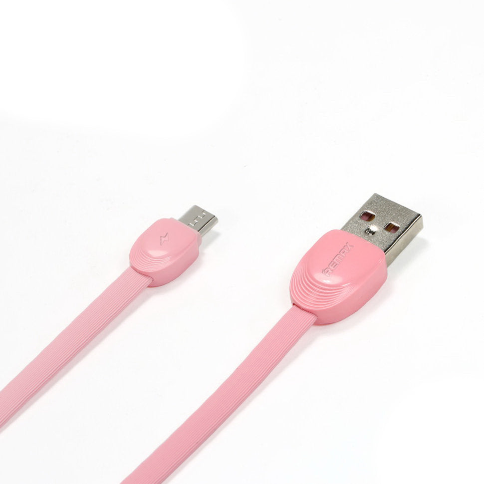 Кабель Remax RC-040m Shell microUSB-USB 1m Pink