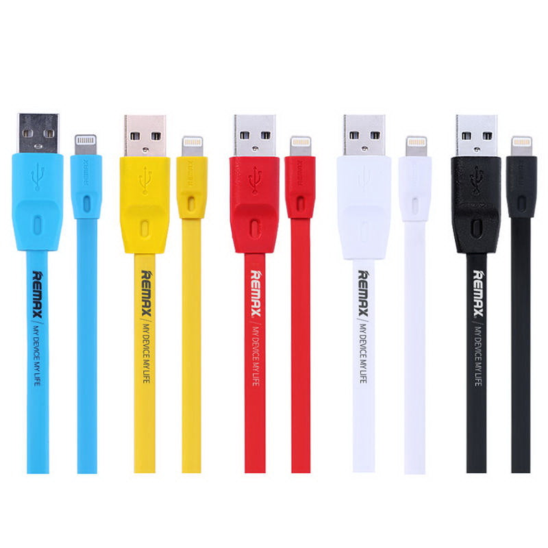 Кабель Remax RC-001m Full Speed MicroUSB Flat 1M Red