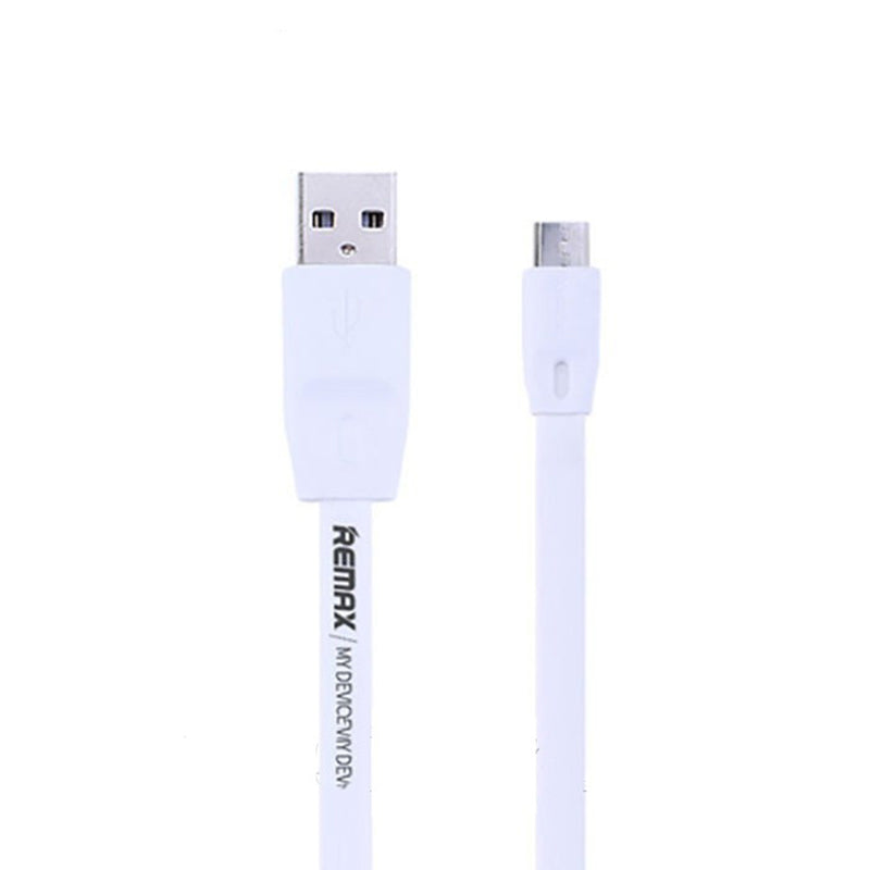 Кабель Remax RC-001m Full Speed Micro-USB Flat 1M White