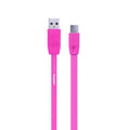 Кабель Remax Full Speed Micro USB Flat 1.5M Рожевий