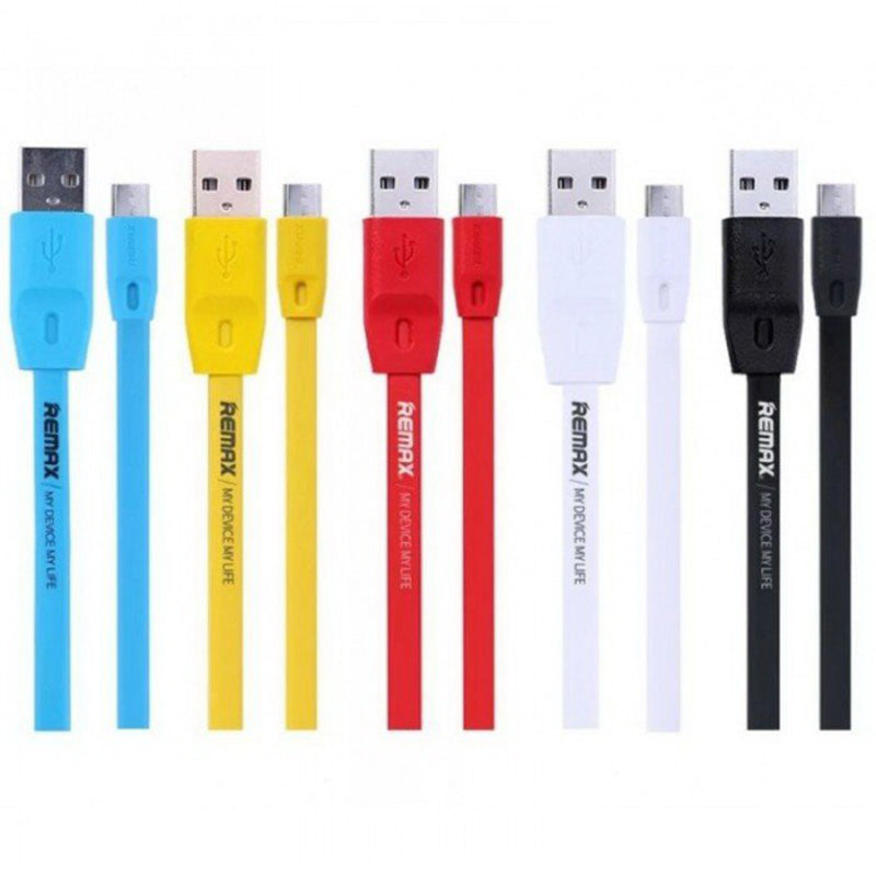 Кабель Remax Full Speed Micro USB Flat 1.5M Рожевий