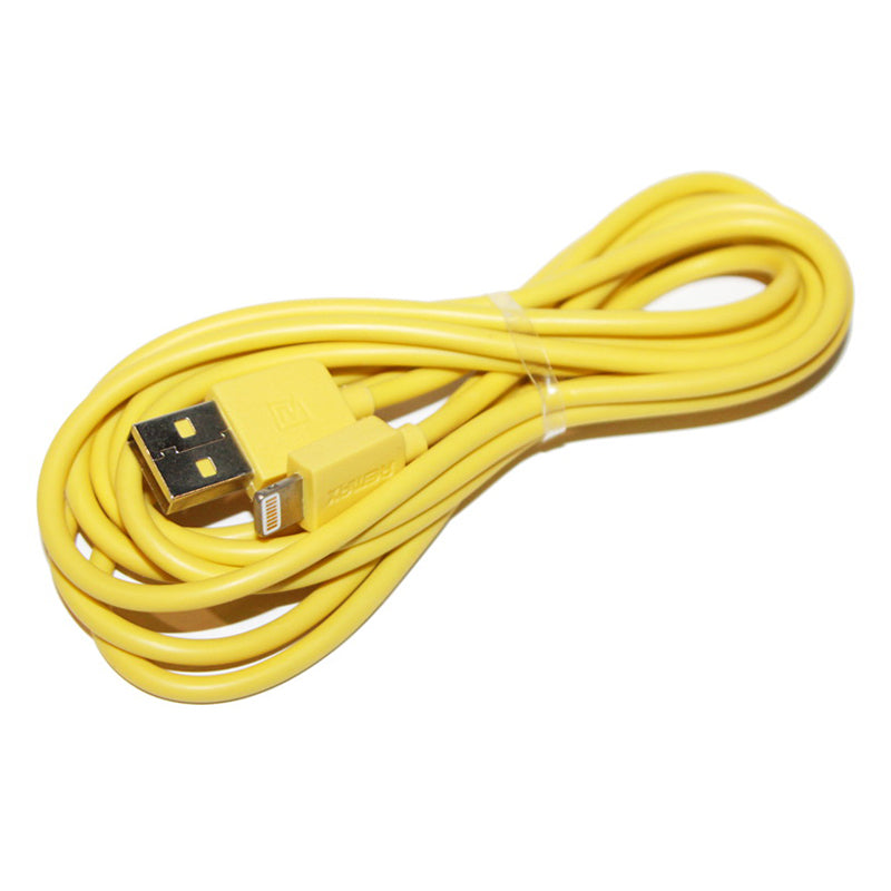 Кабель Remax Light round RC-06i Lightning 1M Yellow