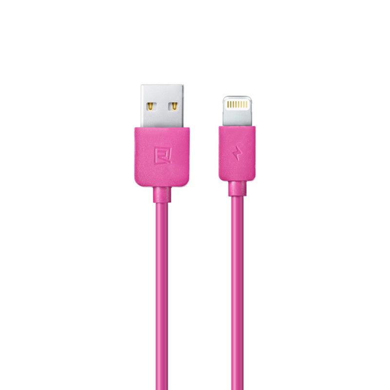 Кабель Remax Light round RC-06i Lightning 1M Pink