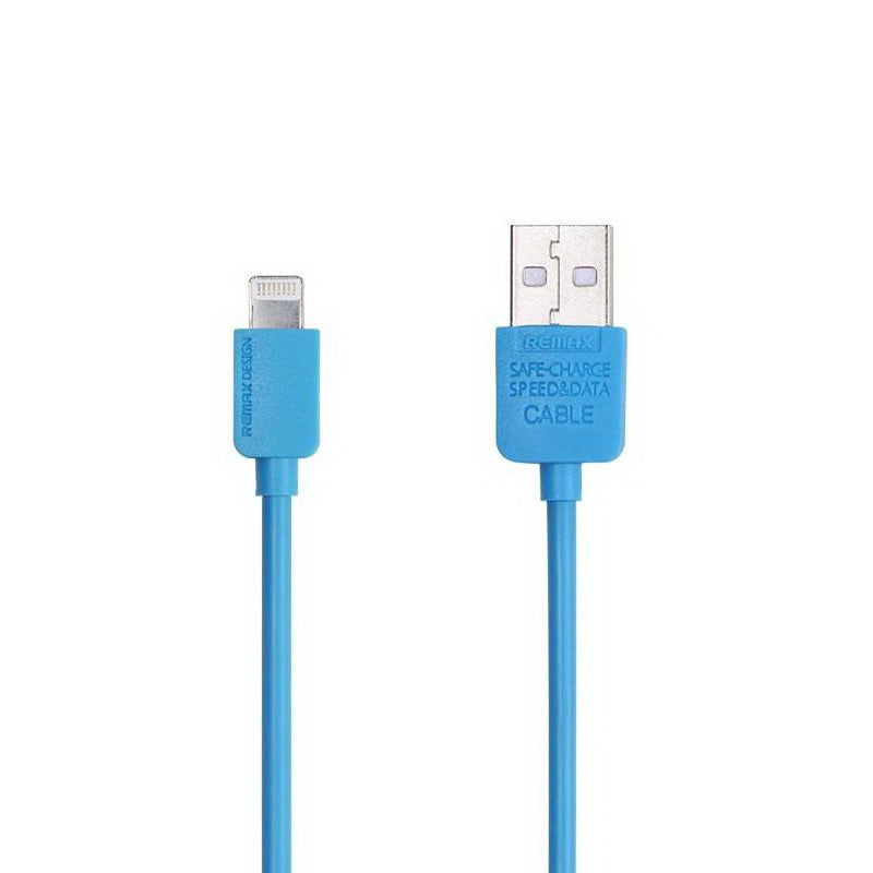 Кабель Remax Light round Lightning 2M Blue