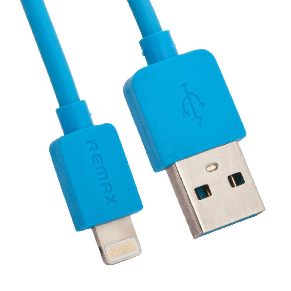Кабель Remax Light round Lightning 1.5M Blue