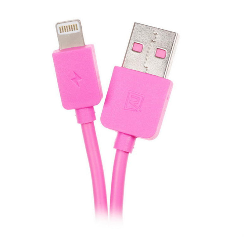 Кабель Remax Light round Lightning 2M Pink