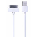 Кабель Remax Light round для iPhone 4 1M Білий