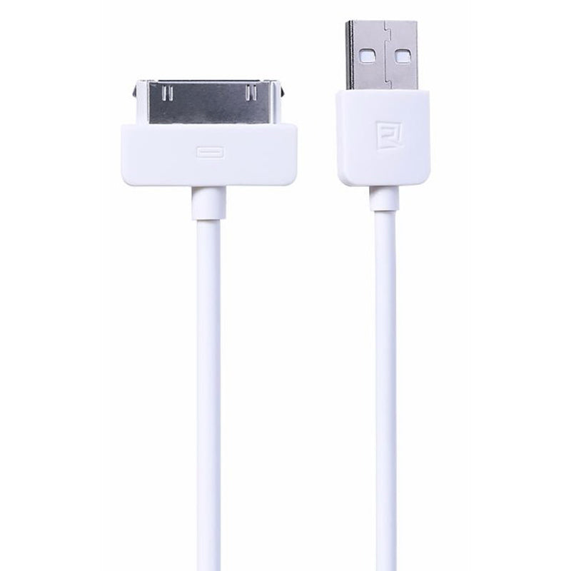 Кабель Remax Light round для iPhone 4 1M Білий