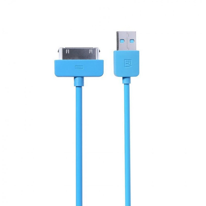 Кабель Remax Light round для iPhone 4 1M Blue