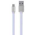 Кабель Remax Colourful Micro-USB flat 005m 1M Білий