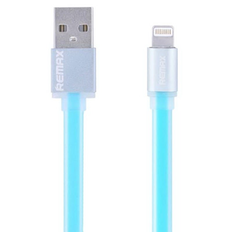Кабель Remax Colourful Micro-USB flat 005m 1M Синій