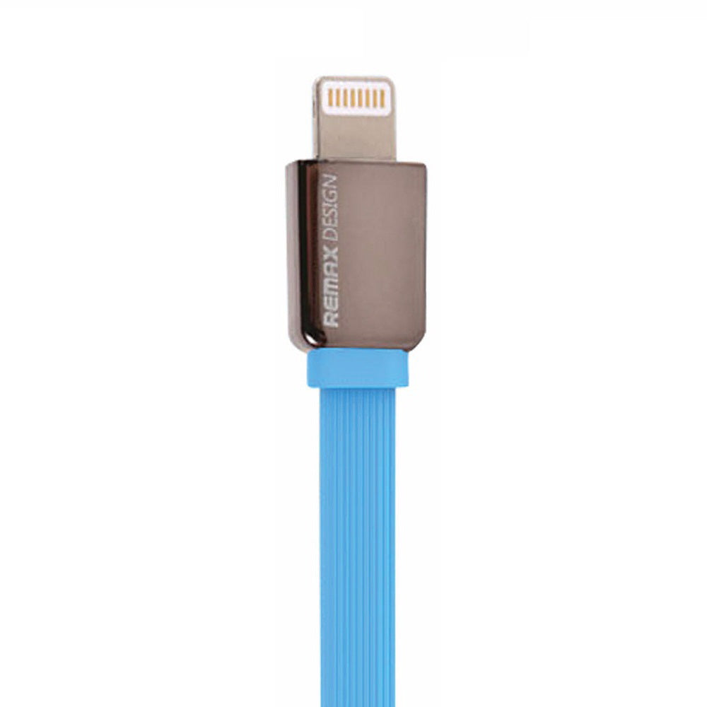 Кабель Remax Kingkong Lightning flat 1M Blue