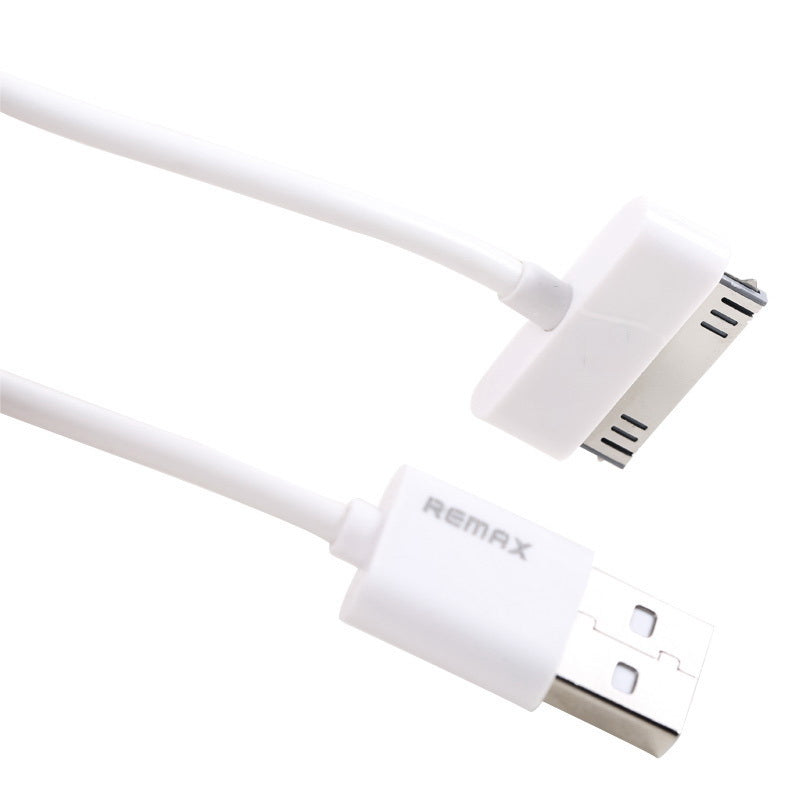 Кабель Remax Fast Charging round для iPhone 4 Білий