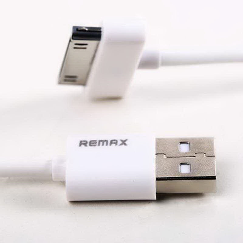 Кабель Remax Fast Charging round для iPhone 4 Білий