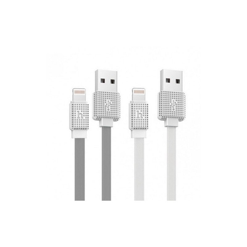 Кабель USB Hoco UPL18 Lightning 1.2m Сірий
