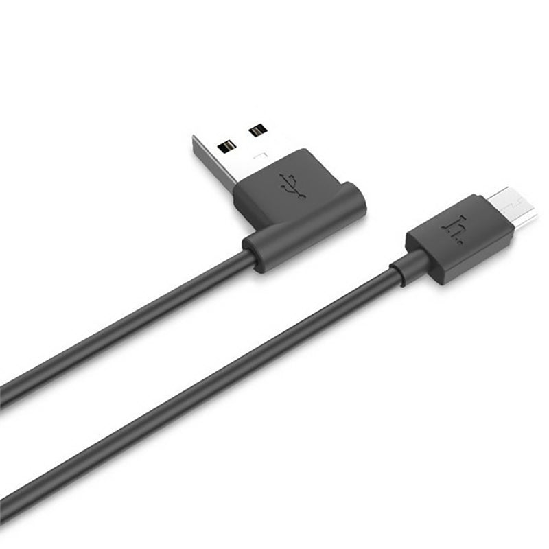 Кабель Hoco UPM10 L SHARE microUSB-USB 1.2M 2.1A Black