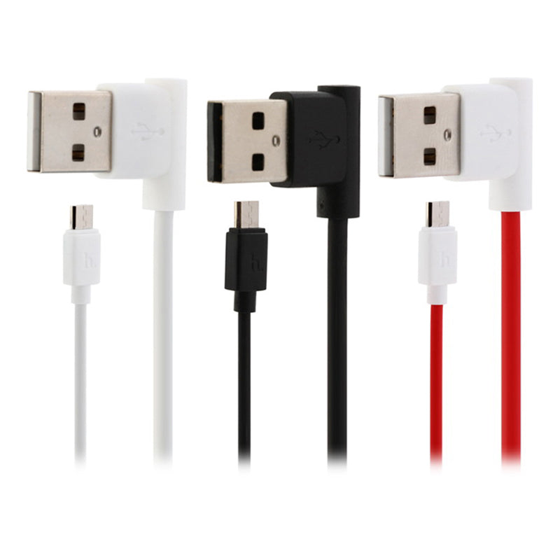 Кабель Hoco UPM10 L SHARE microUSB-USB 1.2M 2.1A Black
