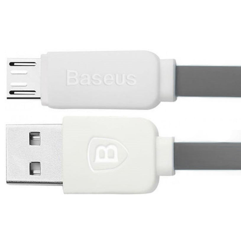 Кабель Baseus String Lightning 1M Сірий+Білий