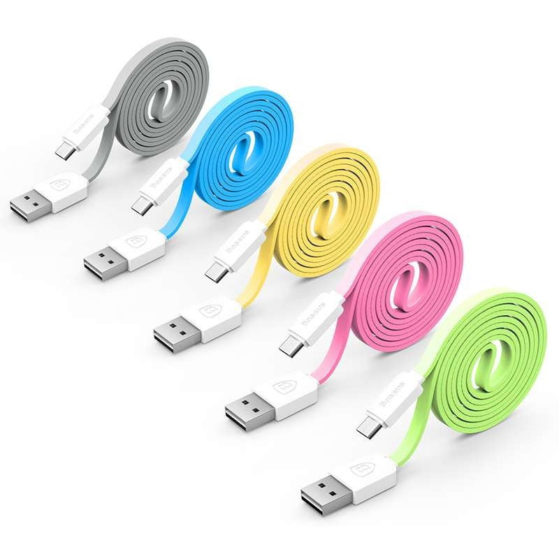 Кабель Baseus String Lightning 1M Сірий+Білий