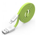 Кабель Baseus String Lightning 1M Зелений+Білий