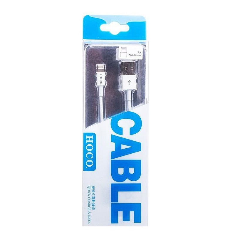 Кабель USB Lightning Hoco UPL02 1.2m Білий