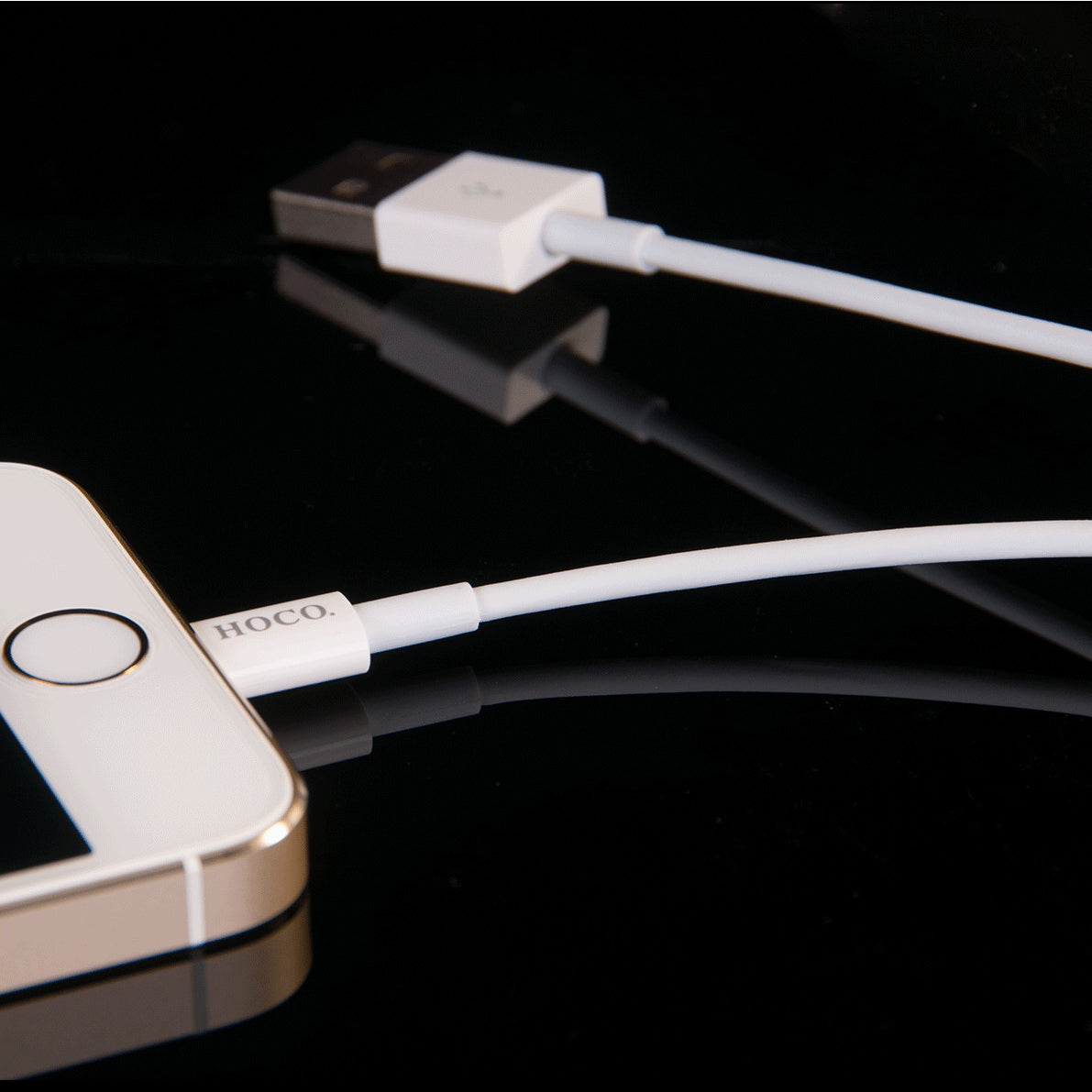 Кабель USB Lightning Hoco UPL02 1.2m Білий