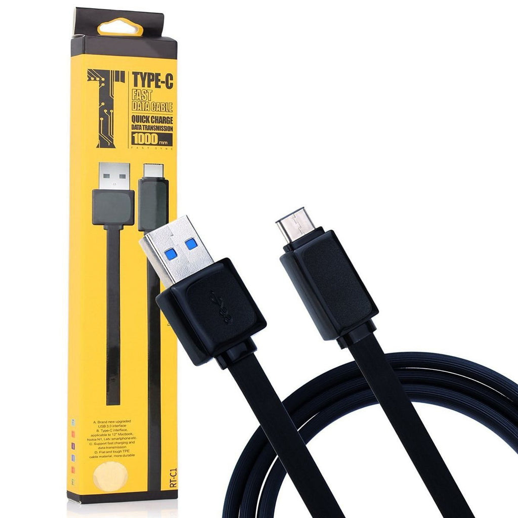 Кабель Remax RT-C1 Fast Data USB Type-C-USB Чорний
