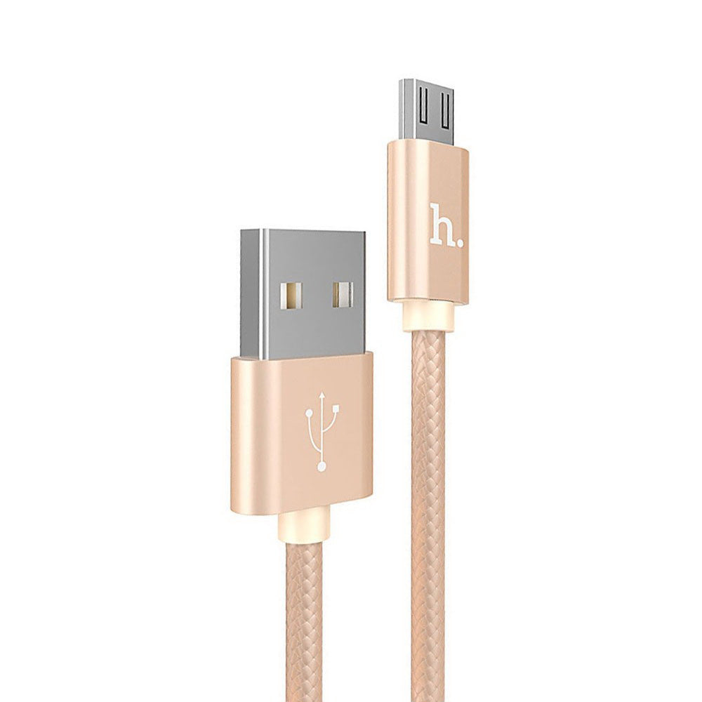 Кабель USB Hoco X2 Micro 1M Золотий