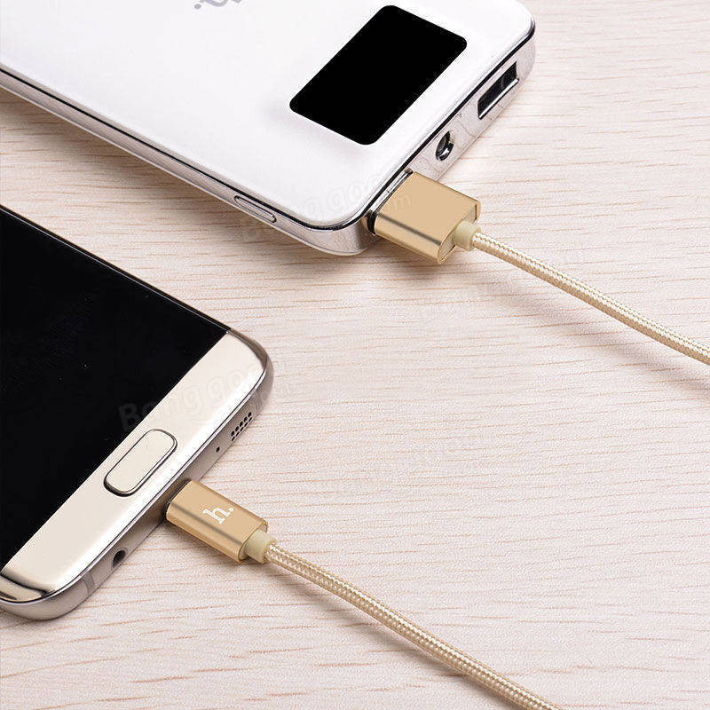Кабель USB Hoco X2 Micro 1M Золотий