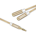 Кабель Baseus Fluency Series AUX Audio 1.2M Luxury Gold