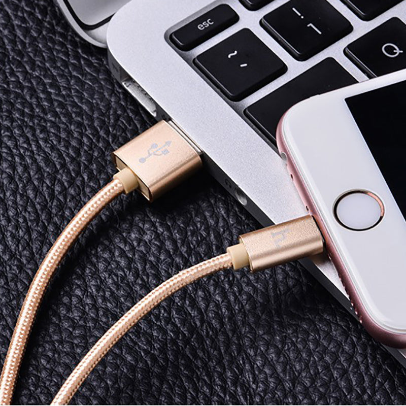 Кабель USB Lightning Hoco X2 Knitted 2m