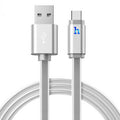 Кабель Hoco Metal Jelly Knitted Lightning UPL12 Silver (1.2m)