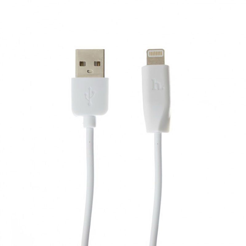 Кабель Hoco X1 (2шт) Lightning-USB 1m Білий