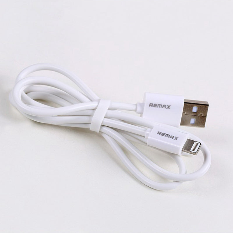 Кабель Remax Fast Charging round Lightning Білий