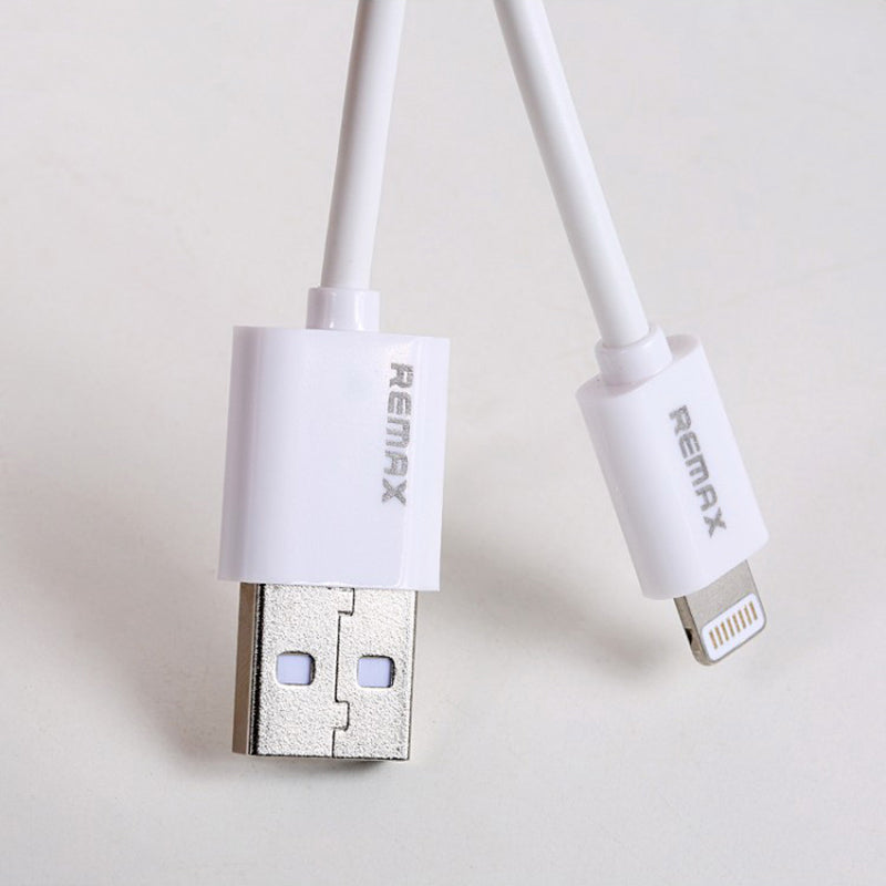Кабель Remax Fast Charging round Lightning Білий