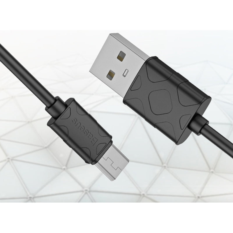 Кабель USB Baseus Yaven з виходом Micro USB (1M) Чорний