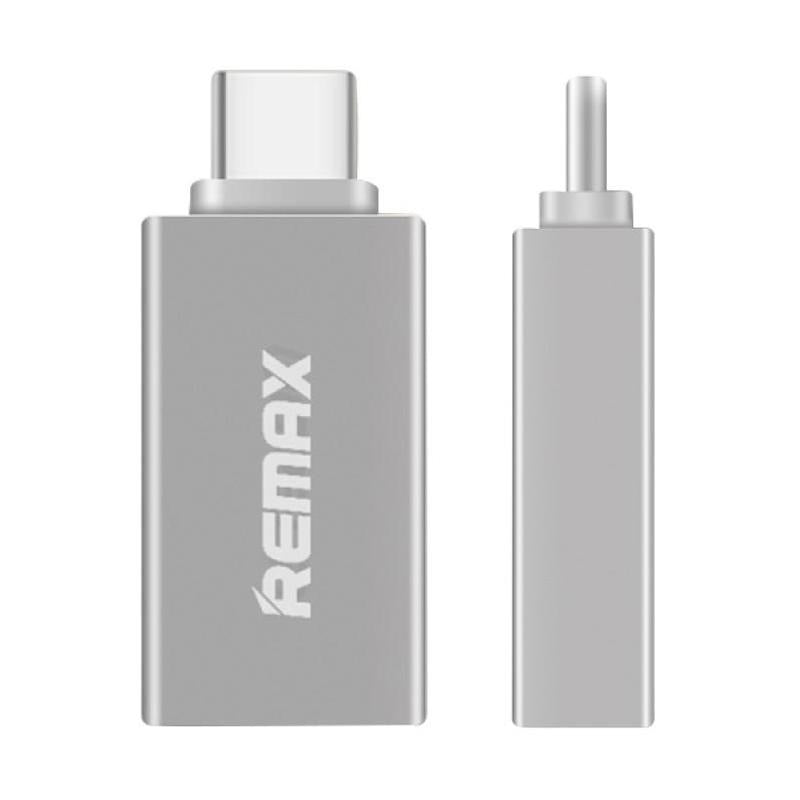 Перехідник Remax USB(F) to Type-C (M) RA-OTG1 Silver