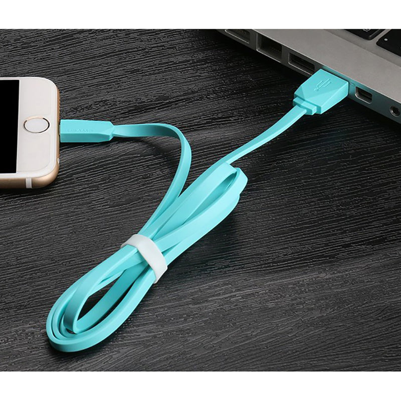 Кабель USB Usams Rhombic US-SJ083 Lightning (1M) Black