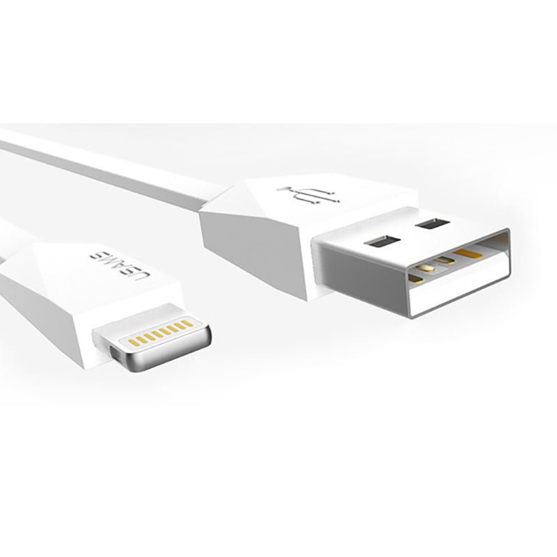 Кабель USB Usams Rhombic US-SJ083 Lightning (1M) White