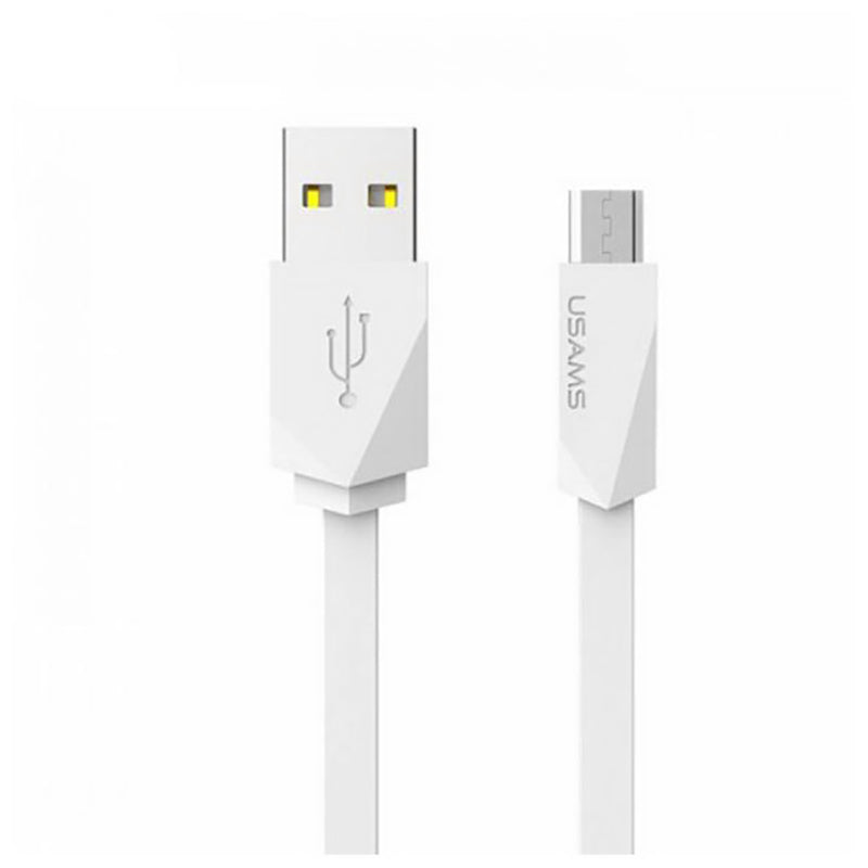 Кабель USB Usams Rhombic US-SJ084 з виходом Micro USB (1M) White