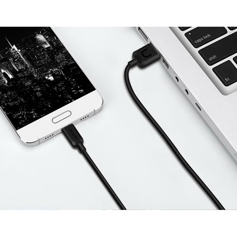 Кабель Usams US-SJ097 Lightning cable 1m Чорний