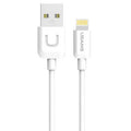 Кабель Usams US-SJ097 Lightning cable 1m Білий