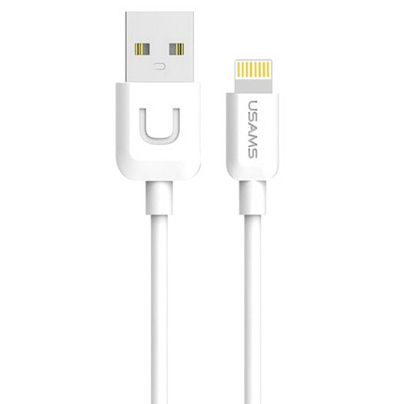 Кабель Usams US-SJ097 Lightning cable 1m Білий