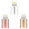 Перехідник Usams micro USB to apple US-SJ014 Gold