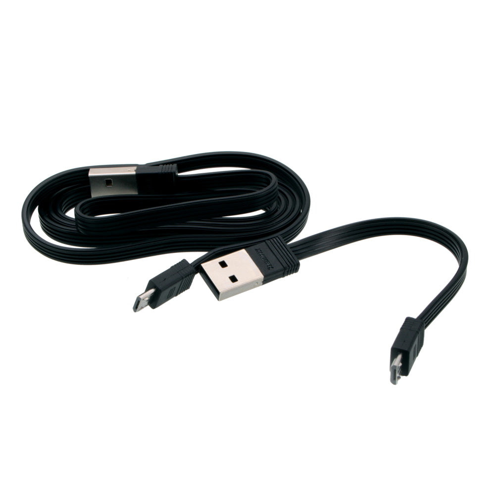 Кабель USB 2 в 1 Lightning Micro Remax OR Tengy RC-062m 1m + 16cm Black