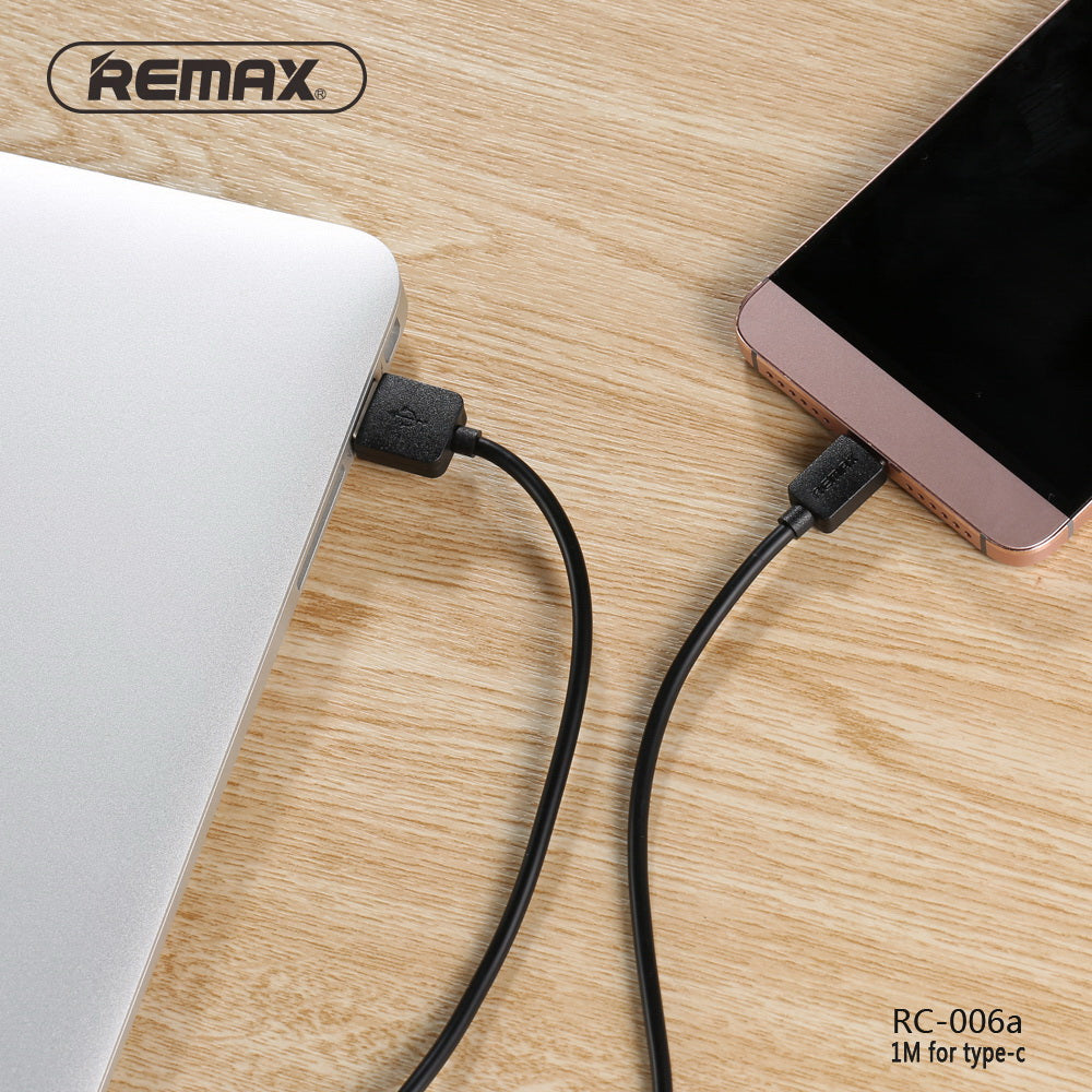 Кабель Remax Light RC-006a TYPE-C 1M Чорний